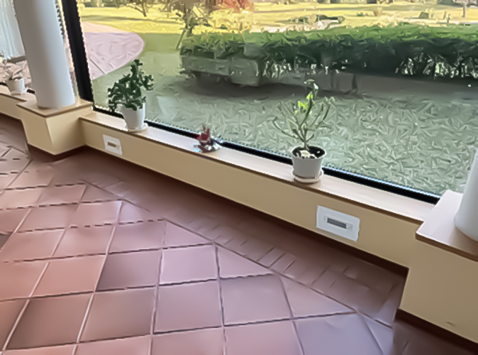 富士通保養所「ヴィラ勝浦」LED更新工事（通路フットライト）：施工後